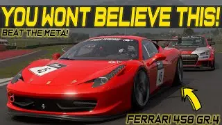 🥺 GT7: THIS is RIDICULOUS.. 458 vs Audi TT...  Beat the META || Gran Turismo 7