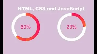 How To Create Circular Progress Bar using HTML CSS & JavaScript