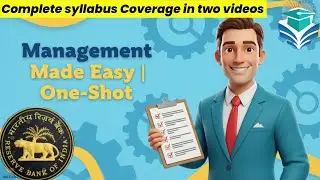 RBI Grade B Management One Shot | Complete Phase 2 Syllabus in 2 Videos