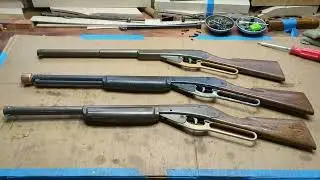 Restomod Daisy Pop Gun O-Rama! Two Daisy 660 Ricochet Rifles and a Model 960 