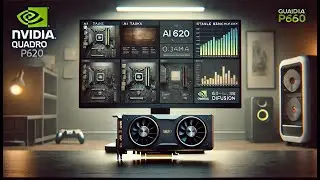 Quadro P620 AI, игровой бенчмарк. Ollama, Stable Diffusion #nvidiagpu #pc