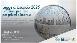 Legge di bilancio 2025: Istruzioni per l’uso per privati e imprese