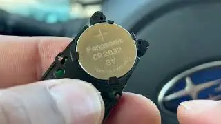Брелок Subaru — как заменить батарею