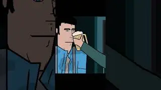 Superman in bar scene - man of steel fan animation #supermancartoon #superman #animation #manofsteel
