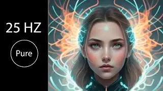 25 Hz: Unlock Hyper Focus | Binaural Beats For Focus & Study (Pure Tone)
