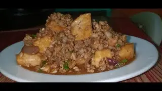 Stir fry ground pork with tofu | Low budget meal | ulam ideas | Sherelyn's TV