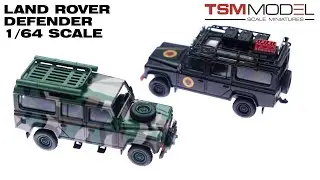 TSM MINI GT 158 and 321 LANDROVER DEFENDER 1/64 SCALE DIECAST MODEL UNBOXING AND REVIEW