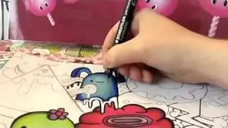 Кавайный рисунок!! Супер милый!!! (◕‿‿◕) (Letraset Promarkers) **НОВИНКА, ОБЯЗАТЕЛЬНО К ПРОСМОТРУ**