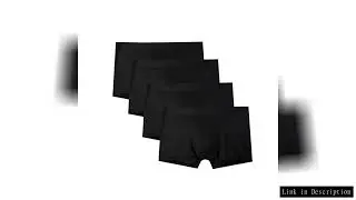 4Pcs Men Boxer Black Mens Panties Underwears Breathable Sexy Male Boxer Solid Underpants Comfortable