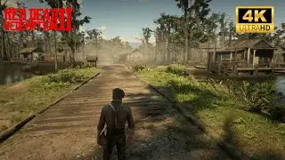 A Calm Walk Through Lagras | Red Dead Redemption 2 (PS5 4K)