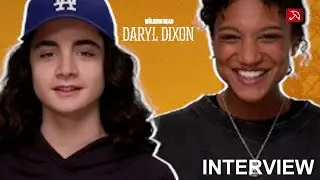 Louis Puech Scigliuzzi & La&iuml;ka Blanc-Francard THE WALKING DEAD: DARYL DIXON Interview (2023) // AMC