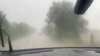 🔴 A powerful hailstorm struck today, Manacor, Mallorca, Spain Today !