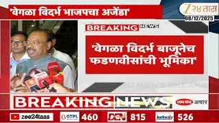 Chandrashekhar Bawankule | 'वेगळा विदर्भ बाजूनेच फडणवीसांची भूमिका' - चंद्रशेखर बावनकुळे | Zee24Taas