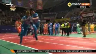 130220 400M Men RelayRun Teentop Infinite ZE:A B.A.P Full