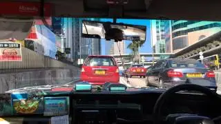 Crazy Taxi ride in Hong Kong ... off course as time lapse