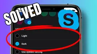 How to activate light mode in Skype settings