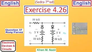 (E)EDC(S) Ex 4.26 || Transfer Characteristics of Diode Limiter