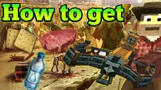 New Pixel gun 3D game! How to get food in Last Craft Survival