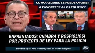 CHIABRA AND ROSPIGLIOSI FACE OFF OVER BILL THAT SEEKS TO PROMOTE POLICE OFFICERS