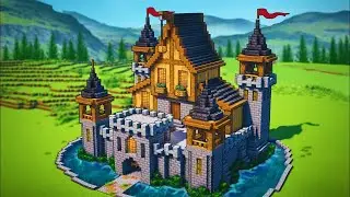 Minecraft Burg bauen Tutorial 1.21 - Gro&szlig;e Burg bauen in Minecraft