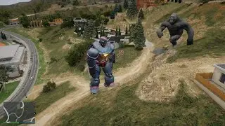 KING KONG vs MASTER MOLD &ndash; Insane Giant Battle in GTA 5!