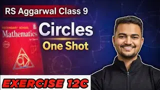 Class 9 Ex 12A Solutions | Circles | RS Aggarwal Class 9 | Q1 to Q26