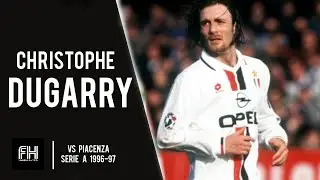 Christophe Dugarry  ● Goals and Skills ● Piacenza 3-2 AC Milan ● Serie A 1996-97