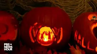 Halloween Jack-O-Lanterns| Pumpkins in 4K
