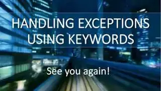 Core Java 37   Handling Exceptions using Keyords