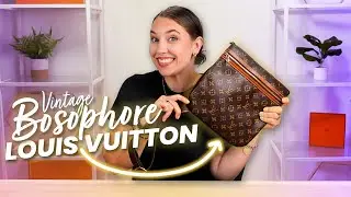 Louis Vuitton Pochette Bosphore Crossbody: Vintage Review + What's In My Bag #crossbodybag #lvbag