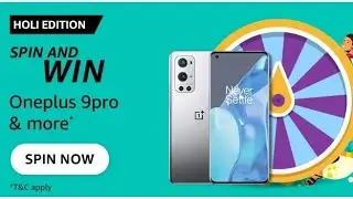 Amazon Holi Edition Spin And Win Quiz Answers Today | 16 March 2022 | Daily QuizTime