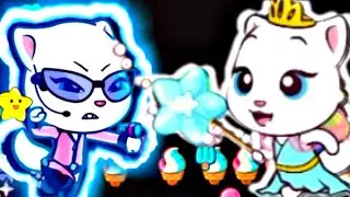 Angela Agent & ANGELA THE FAIRY -Talking Tom Candy Run GAMEPLAY