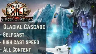 Path of Exile Sentinel 3.18 - Selfcast Glacial Cascade build - PoE 3.18