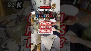 Perfect 8th Note Groove for Beginners! (Drum lesson) 🥁