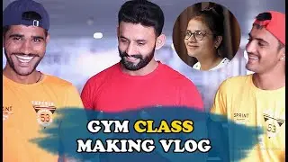 GYM CLASS MAKING VLOG 🔥 || GYM COMEDY VIDEO SHOOT TIME || Ft@rockymarwadi