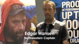 Deadliest Catch Northwestern Captain Edgar Hansen at Waste Expo Chevron Booth