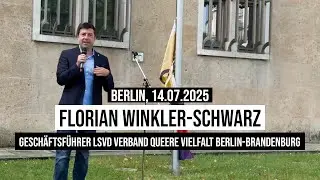 14.07.2025 Florian Winkler-Schwarz, Gesch&auml;ftsf&uuml;hrer #LSVD Verband Queere Vielfalt Berlin-Brandenburg