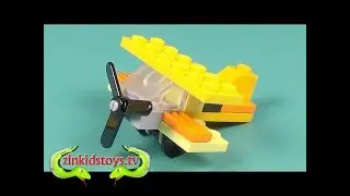 [KitchenToyTV]Lego Plane Building Instructions - Lego Classic 10709 