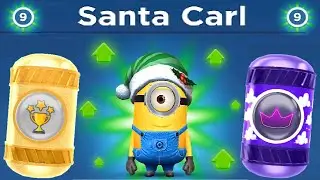 Minion Rush Santa Carl Level Up Costume gameplay walkthrough ios / android