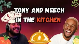Tony cooking alfredo With Meech