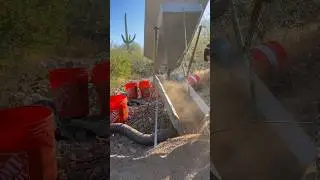 Drywashing for Arizona Gold - Gold Prospecting #shorts #goldprospecting #keene