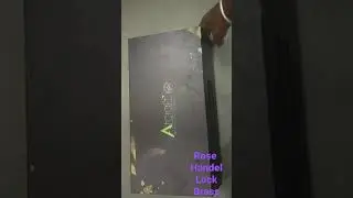 Door lock set brass