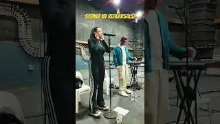 Backing vocal rehearsals in Sydney! #music #sydney #singer #rehearsal #backgroundvocals