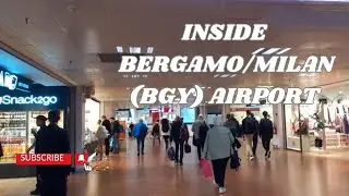 WALKTHROUGH BERGAMO, ITALY AIRPORT | CHECK-IN RYANAIR #italy  #travel #airport