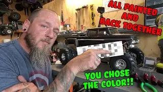 1/10 Scale Mud Truck Painted + Attempt New Project!!