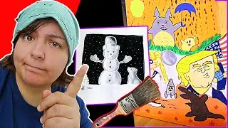 PAINTINGS AND ART BOOK from Chloe Rose Art! Vlogmas 2019 #23
