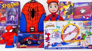 Marvel Spider Man Collection Unboxing Review | Metals Super Loop Track Set & Spider-man Rc Buggy