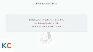 Как устранить ошибку &laquo;Нет сигнала&raquo; на мониторе Alienware Aurora R9: BIOS, кабели и порты