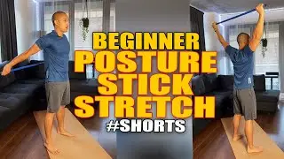 Beginner Posture Stick Stretch