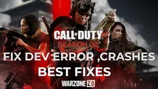 How To Fix Call Of Duty Warzone DEV ERRORS, Crash on Startup (fixed)| 2023